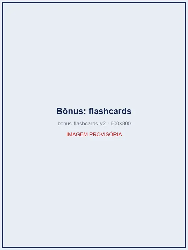 Mockup do bônus Flashcards e Quiz Visual